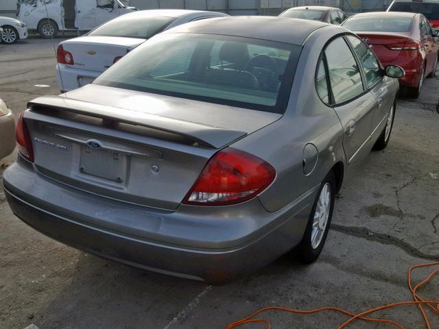 1FAHP56S74G193903 - 2004 FORD TAURUS SEL GRAY photo 4