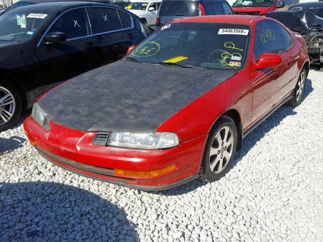 JHMBB2156NC021285 - 1992 HONDA PRELUDE SI RED photo 2