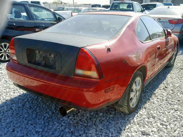 JHMBB2156NC021285 - 1992 HONDA PRELUDE SI RED photo 4