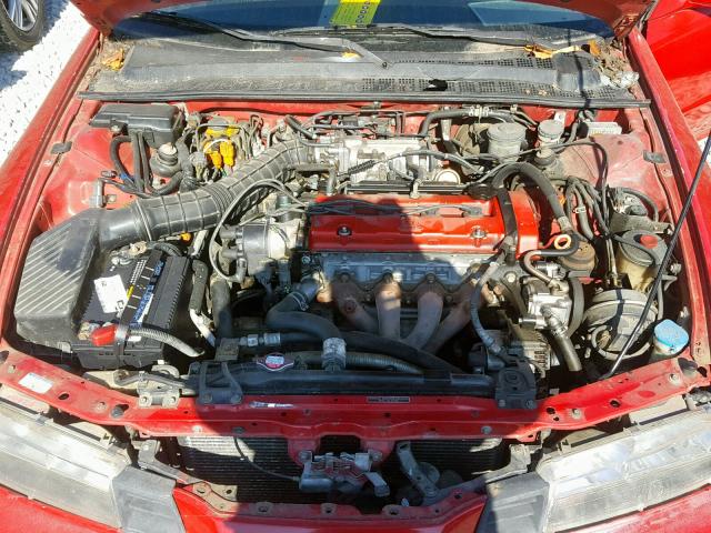 JHMBB2156NC021285 - 1992 HONDA PRELUDE SI RED photo 7