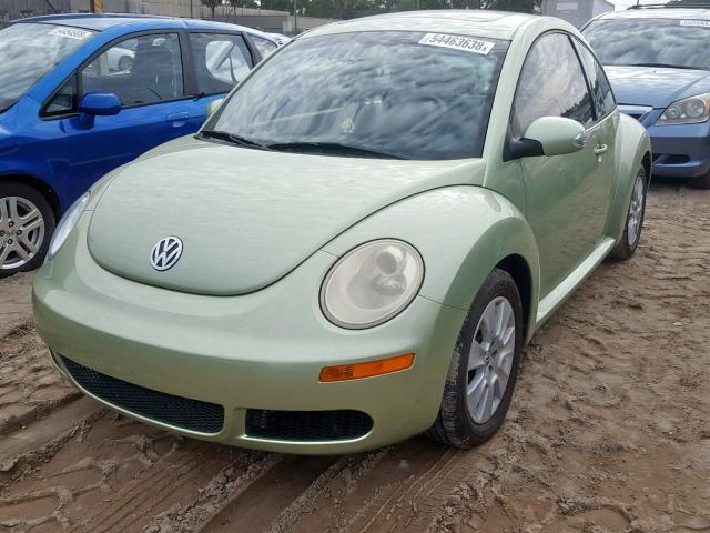 3VWRW31C18M503509 - 2008 VOLKSWAGEN NEW BEETLE GREEN photo 2