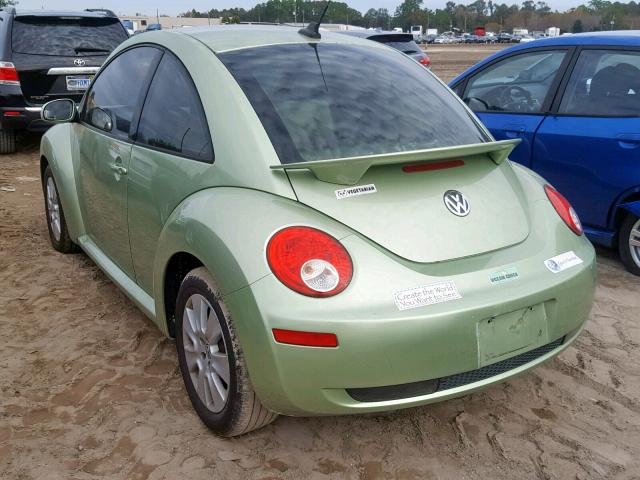 3VWRW31C18M503509 - 2008 VOLKSWAGEN NEW BEETLE GREEN photo 3