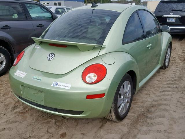 3VWRW31C18M503509 - 2008 VOLKSWAGEN NEW BEETLE GREEN photo 4