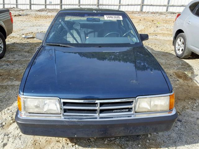 2B3CB56U4LH703357 - 1990 DODGE MONACO LE BLUE photo 9