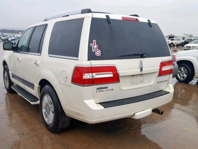 5LMFU27518LJ20176 - 2008 LINCOLN NAVIGATOR CREAM photo 3