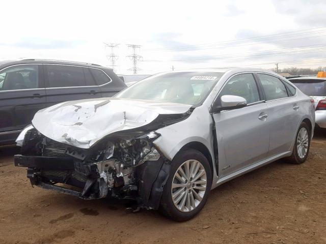 4T1BD1EB1EU024316 - 2014 TOYOTA AVALON HYB SILVER photo 2