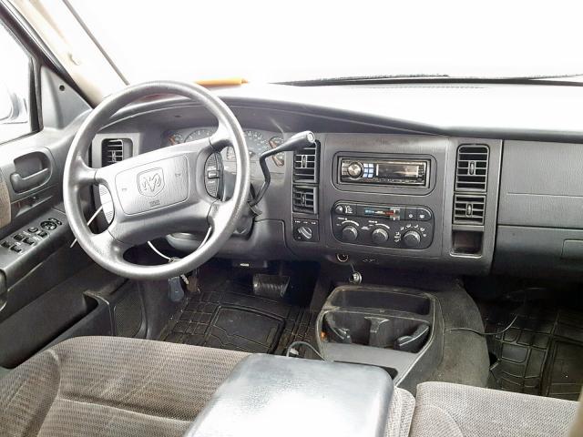 1B4HS48N62F135114 - 2002 DODGE DURANGO SL GRAY photo 9