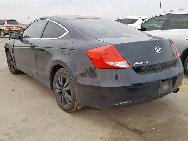 1HGCS1B34BA014888 - 2011 HONDA ACCORD LX- BLACK photo 3