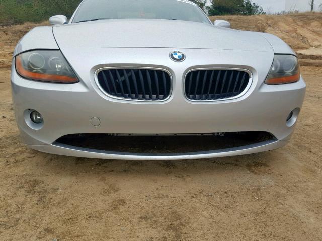 4USBT33413LS41885 - 2003 BMW Z4 2.5 SILVER photo 9