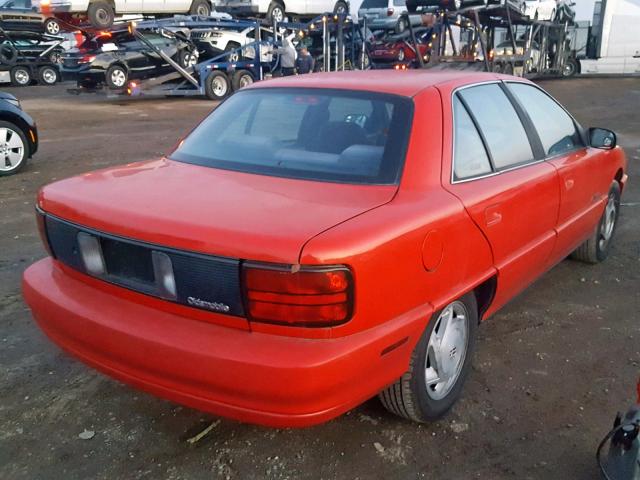 1G3NL52T4VM348949 - 1997 OLDSMOBILE ACHIEVA SL RED photo 4