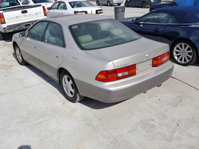 JT8BF22G3V0011464 - 1997 LEXUS ES 300 BEIGE photo 3