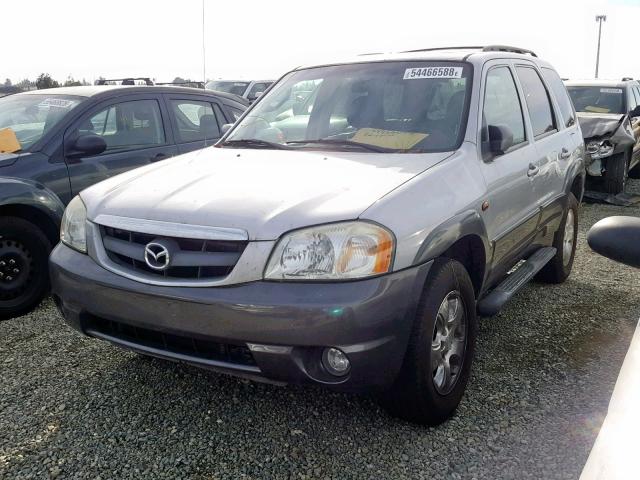 4F2CZ96143KM20344 - 2003 MAZDA TRIBUTE ES SILVER photo 2