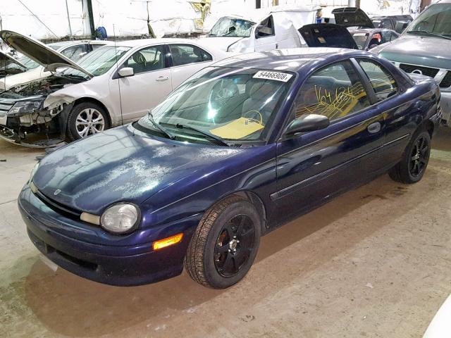 1B3ES42C8XD103265 - 1999 DODGE NEON HIGHL PURPLE photo 2