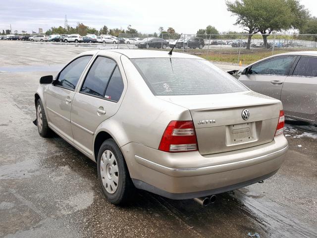 3VWRK69M94M060532 - 2004 VOLKSWAGEN JETTA GL TAN photo 3