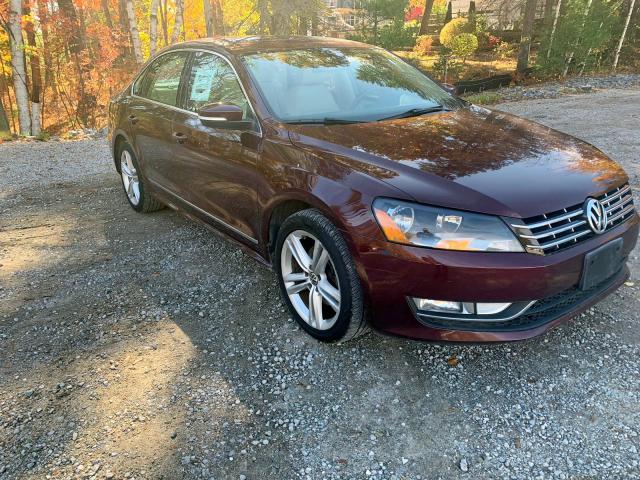 1VWBN7A3XDC128453 - 2013 VOLKSWAGEN PASSAT SE MAROON photo 1