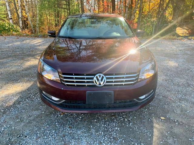 1VWBN7A3XDC128453 - 2013 VOLKSWAGEN PASSAT SE MAROON photo 3