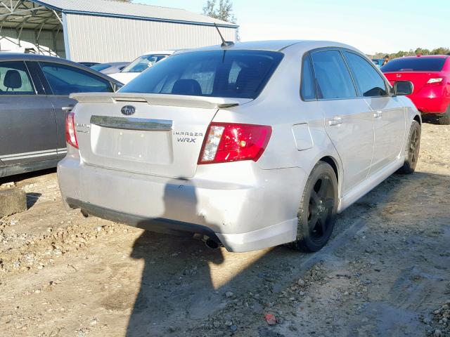 JF1GE7G68AG512221 - 2010 SUBARU IMPREZA WR SILVER photo 4