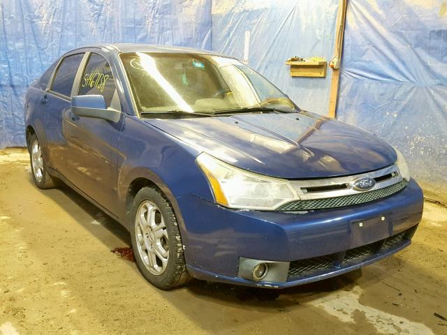 1FAHP36N89W243672 - 2009 FORD FOCUS SES BLUE photo 1