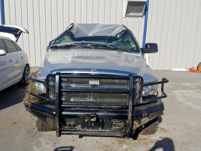 3D7KU28C54G268833 - 2004 DODGE RAM 2500 S SILVER photo 9