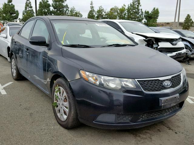 KNAFU4A20B5419278 - 2011 KIA FORTE EX BLACK photo 1