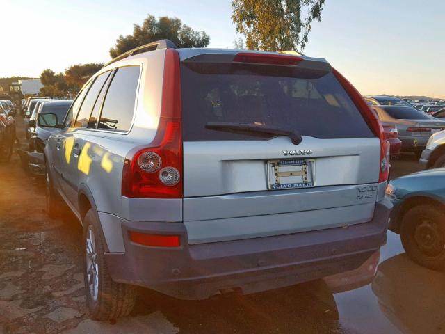 YV1CZ91H141101568 - 2004 VOLVO XC90 T6 GRAY photo 3