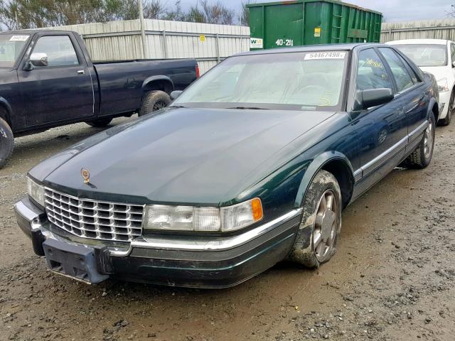 1G6KS52Y7VU818279 - 1997 CADILLAC SEVILLE SL GREEN photo 2