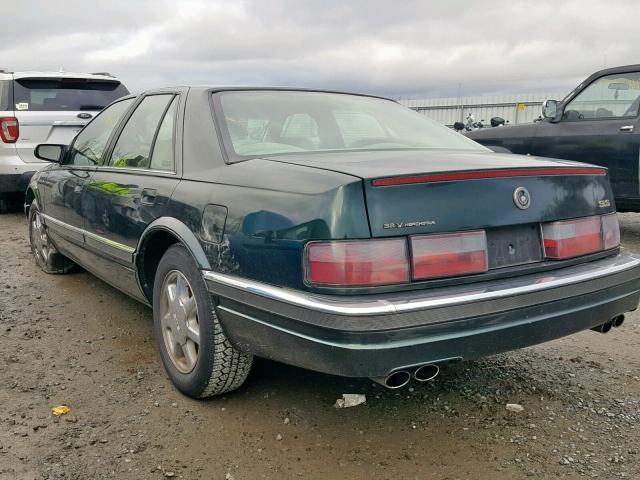 1G6KS52Y7VU818279 - 1997 CADILLAC SEVILLE SL GREEN photo 3