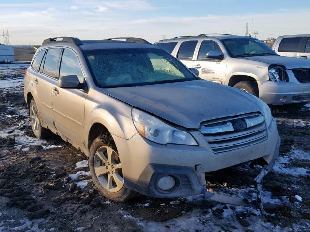 4S4BRDMCXE2207822 - 2014 SUBARU OUTBACK 3. TAN photo 1