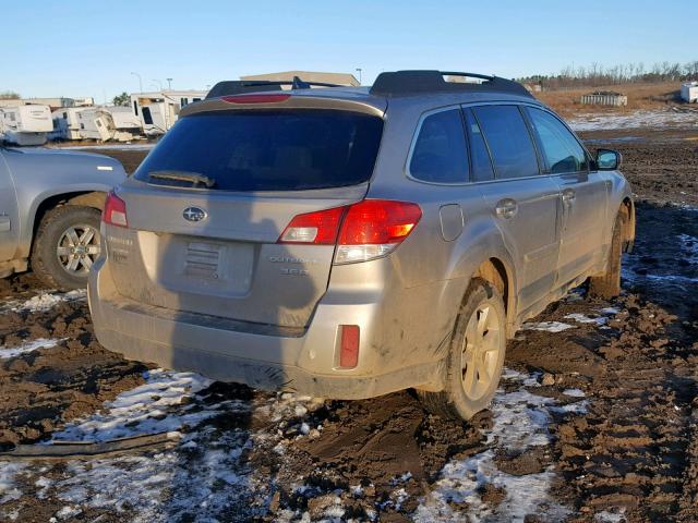 4S4BRDMCXE2207822 - 2014 SUBARU OUTBACK 3. TAN photo 4