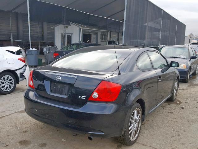 JTKDE177860111196 - 2006 TOYOTA SCION TC შავი ფოტო 4
