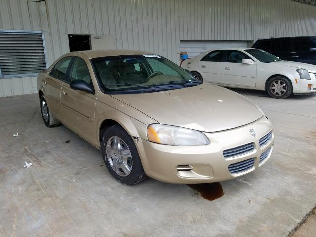 1B3EJ46X31N734233 - 2001 DODGE STRATUS SE GOLD photo 1