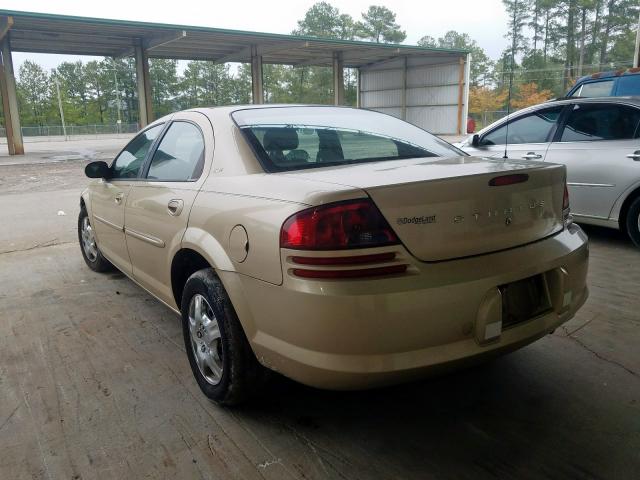 1B3EJ46X31N734233 - 2001 DODGE STRATUS SE GOLD photo 3