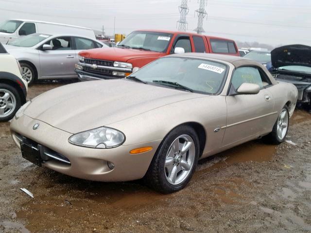 SAJGX2747VC008733 - 1997 JAGUAR XK8 TAN photo 2