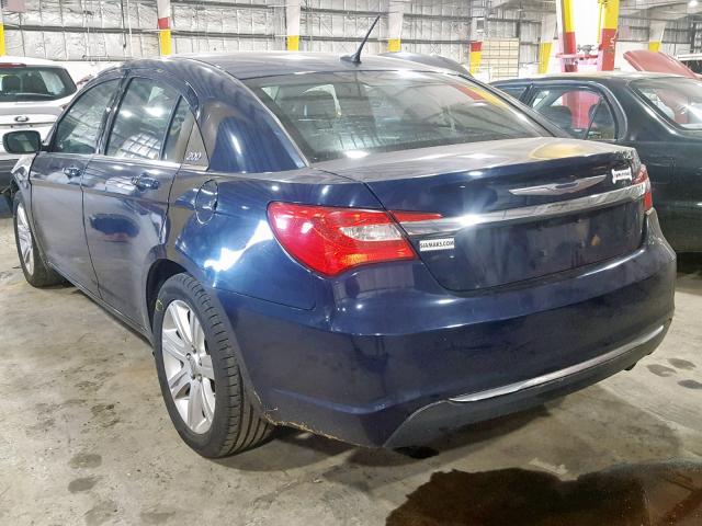 1C3CCBBB9DN579498 - 2013 CHRYSLER 200 TOURIN BLUE photo 3