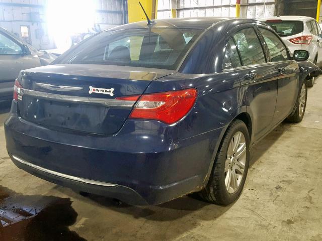 1C3CCBBB9DN579498 - 2013 CHRYSLER 200 TOURIN BLUE photo 4