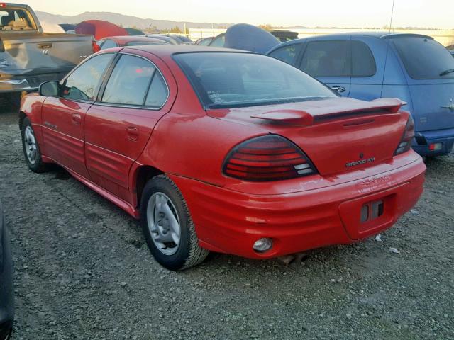 1G2NF52T71M598403 - 2001 PONTIAC GRAND AM S RED photo 3