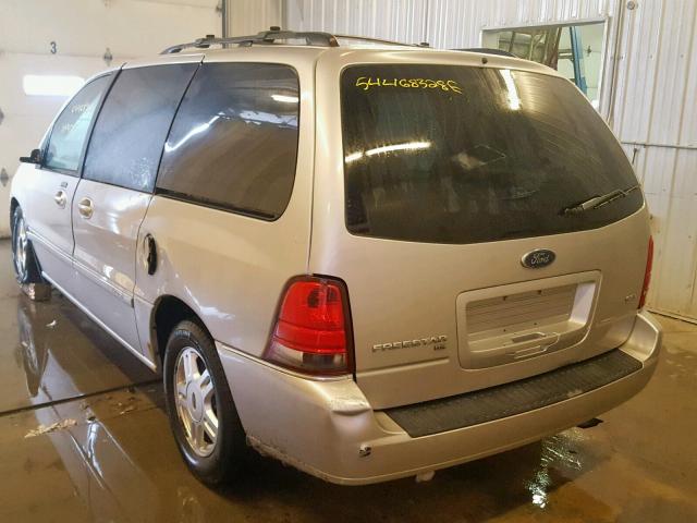 2FMZA52265BA77764 - 2005 FORD FREESTAR S SILVER photo 3