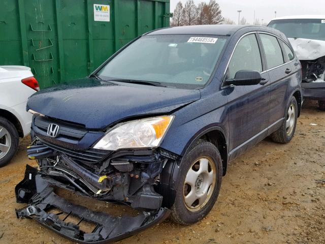 JHLRE48368C057301 - 2008 HONDA CR-V LX BLUE photo 2