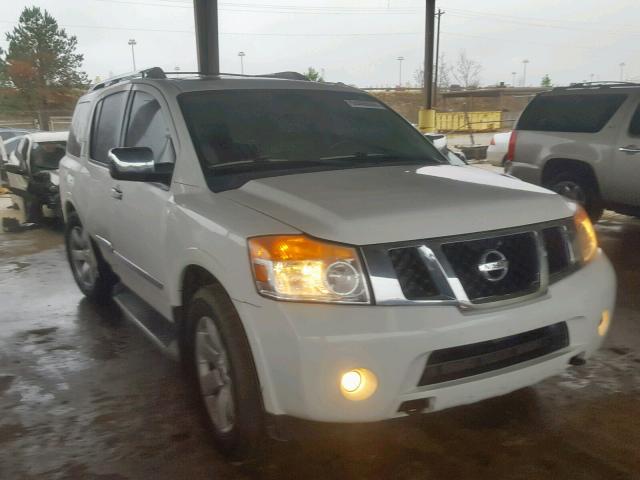 5N1BA0ND5BN620491 - 2011 NISSAN ARMADA SV WHITE photo 1