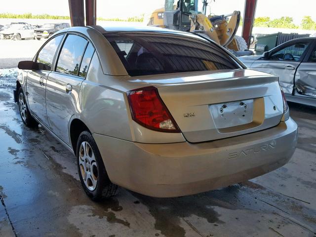 1G8AJ52F54Z198103 - 2004 SATURN ION LEVEL CREAM photo 3