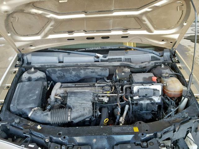 1G8AJ52F54Z198103 - 2004 SATURN ION LEVEL CREAM photo 7