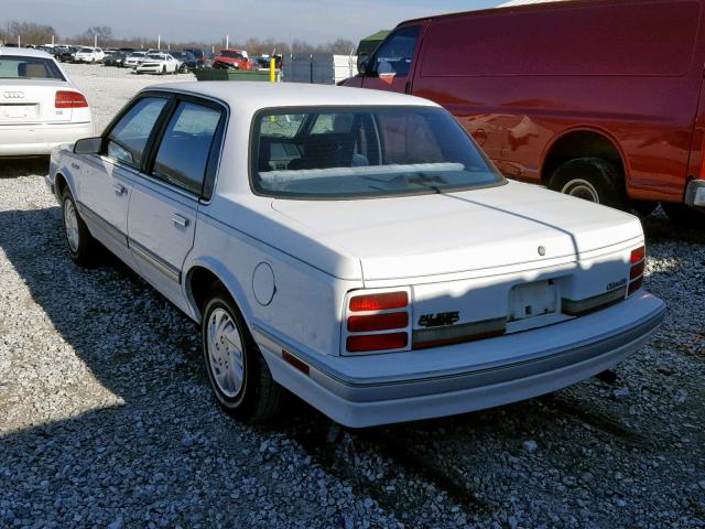 1G3AG55N2P6445350 - 1993 OLDSMOBILE CUTLASS CI WHITE photo 3