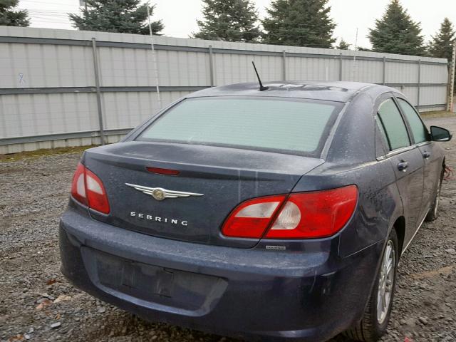 1C3LC56J98N261132 - 2008 CHRYSLER SEBRING TO BLUE photo 4