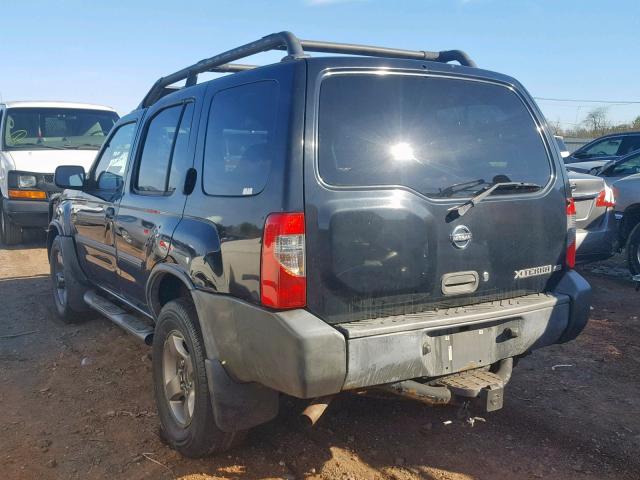 5N1ED28Y12C569808 - 2002 NISSAN XTERRA XE BLACK photo 3