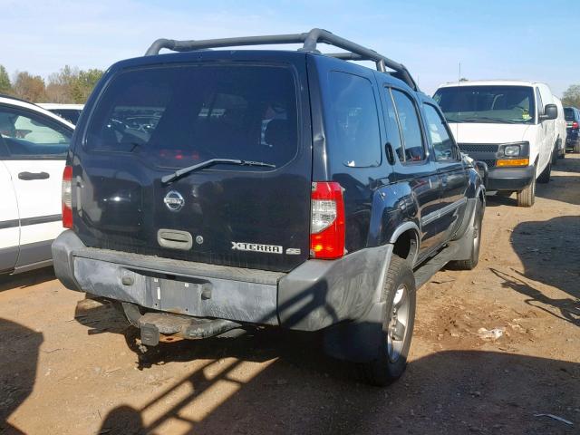 5N1ED28Y12C569808 - 2002 NISSAN XTERRA XE BLACK photo 4