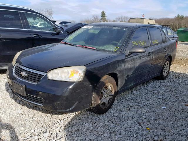 1G1ZS57F17F267222 - 2007 CHEVROLET MALIBU LS 黑色 照片 2
