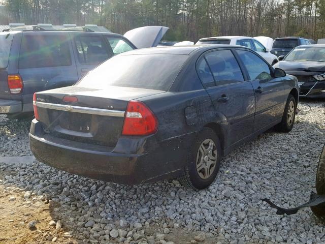 1G1ZS57F17F267222 - 2007 CHEVROLET MALIBU LS 黑色 照片 4