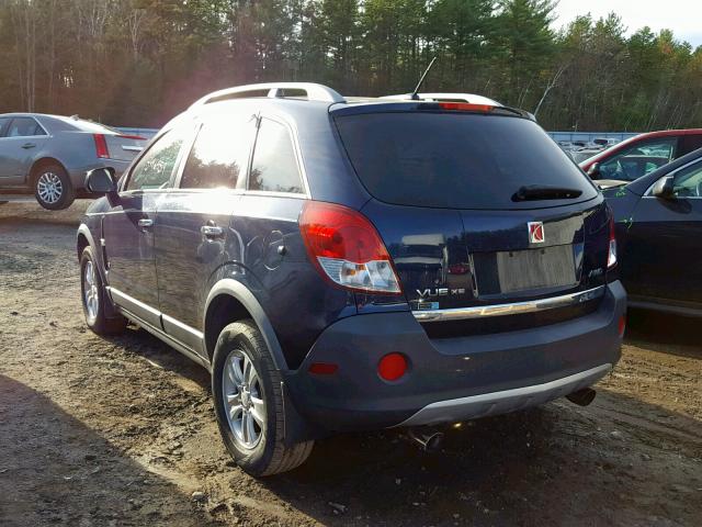 3GSDL43N38S732302 - 2008 SATURN VUE XE BLUE photo 3