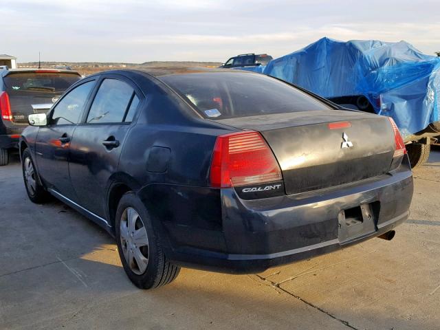 4A3AB26F26E012682 - 2006 MITSUBISHI GALANT DE BLACK photo 3