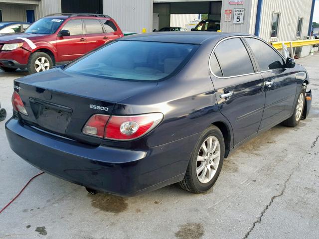 JTHBF30G625013796 - 2002 LEXUS ES 300 BLUE photo 4